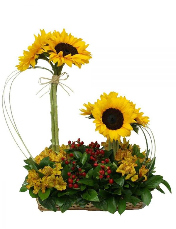 Ramo de Flores El Encanto con Girasoles