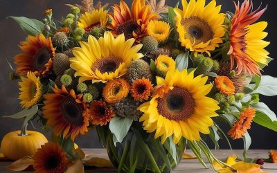 Arreglos girasoles norte Bogotá que transmiten alegría