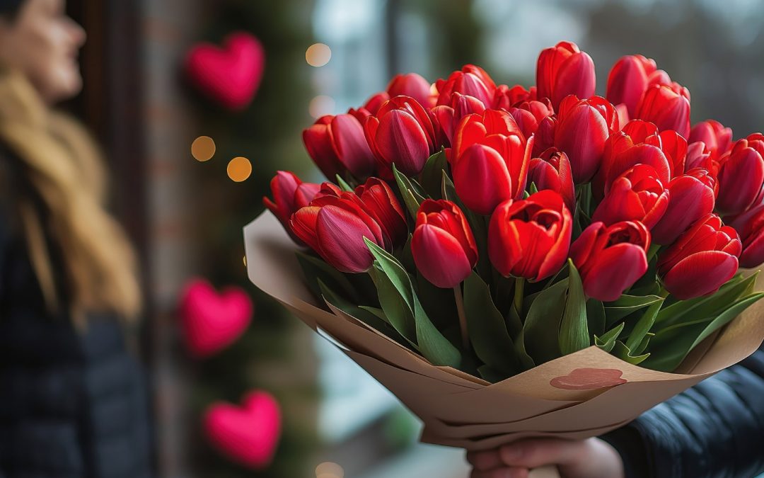 Tulipanes a domicilio Bogotá norte que enamoran