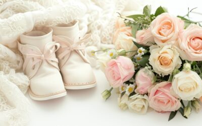 Flores que celebran la llegada de una nueva vida