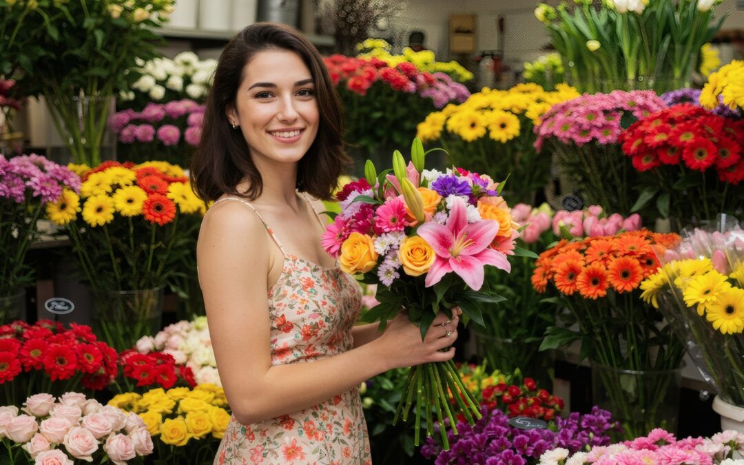 venta flores centro Bogotá con estilo único