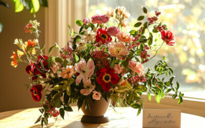 Arreglos florales con mensaje escrito que emocionan
