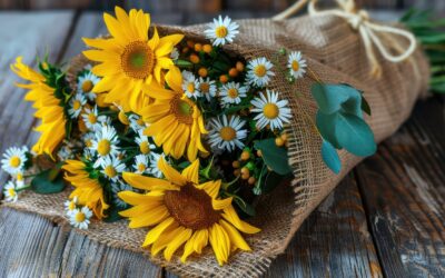 Ramos de cumpleaños con girasoles que iluminan cualquier celebración