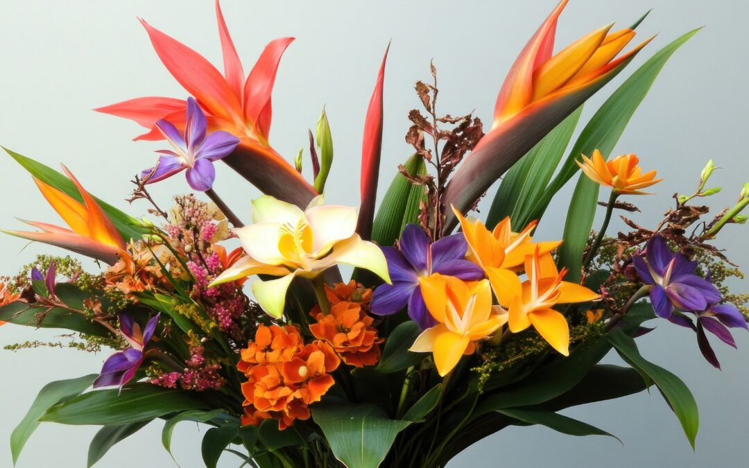 Arreglos tropicales en Bogotá norte que cuentan historias con flores