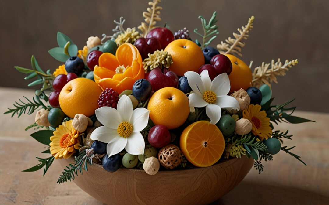 Ramos con frutas que sorprenden y transmiten emociones