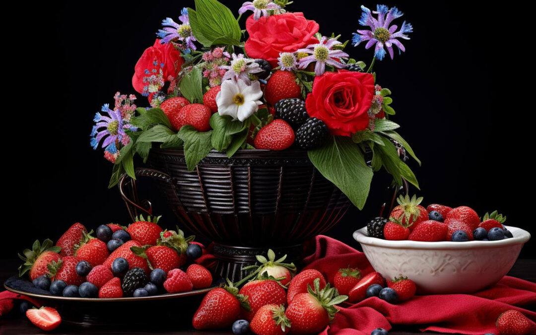 Ramos con flores y fresas que crean experiencias inolvidables