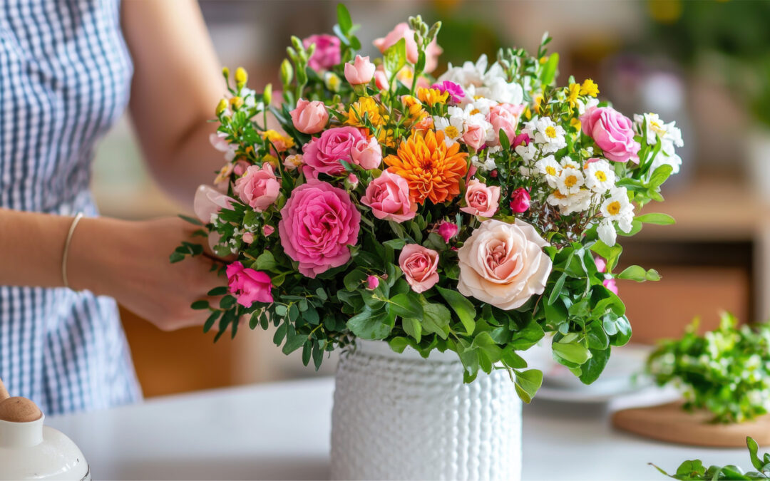 Arreglos florales elegantes para eventos en el norte de Bogotá