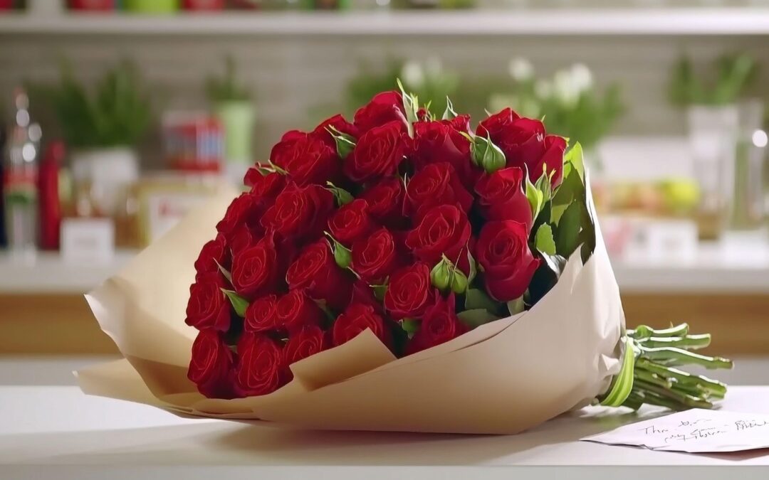 Bouquet de rosas a domicilio en el norte con estilo único