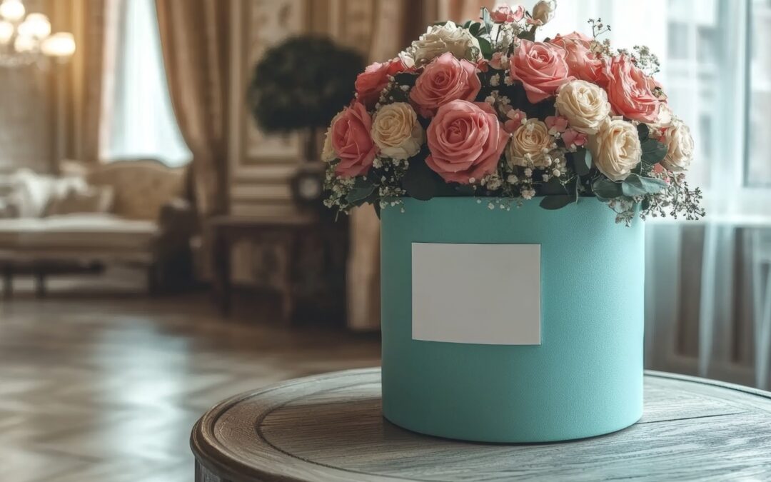 Caja flores lujo Bogotá para sorprender hoy